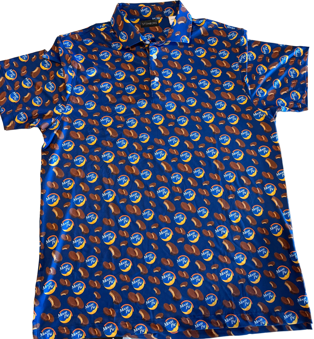 MoonPie Golf Polo Shirt Navy