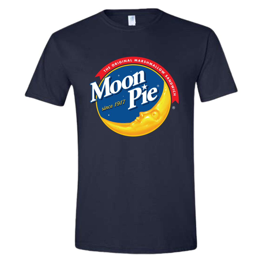 MoonPie Logo Tee SS Navy